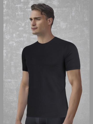 doreanse Мужская футболка черная Premium 2566