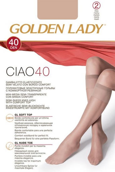 Golden Lady CIAO 40 гольфы (2 п.)
