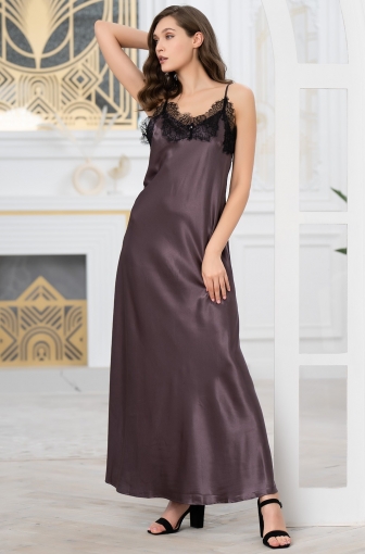 mia-amore Windsor длинная сорочка 3888 баклажан размер XL Фиолетовый
