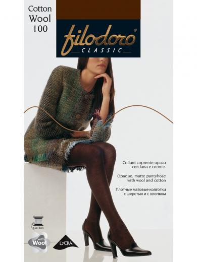 Filodoro Classic Колготки COTTON WOOL 100