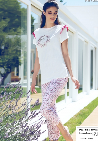 miss lingerie Женская пижама с милыми цветочками DiBen_Bonita