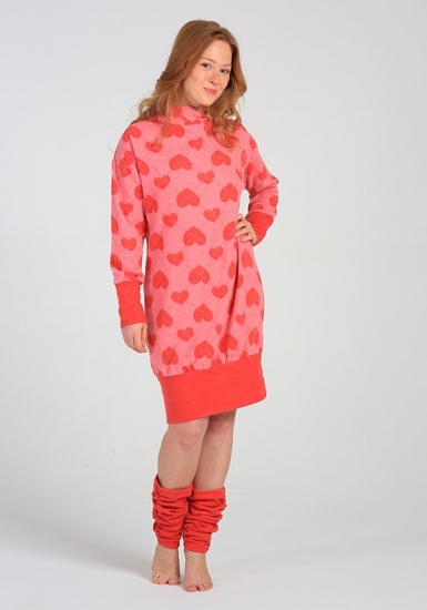 miss lingerie Красное домашнее платье с гетрами DiBen_Lori