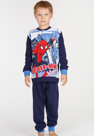 planetex Хлопковая пижама для мальчика с Человеком-пауком Planetex_MV16044B