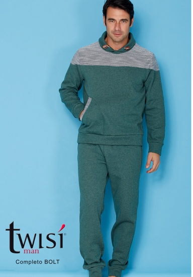 twisi Трикотажный мужской домашний костюм Twisi_Bolt