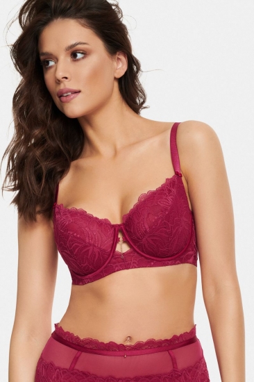 esotiq 39157 ALLOURE ВИШНЕВЫЙ Бюст полупоролоновая чашка