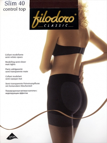 FILODORO Classic женские колготки SLIM 40 CONTROL TOP
