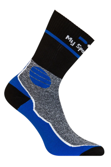 silca GD9181 Calza Sportiva Corta Nero-Blu