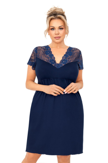 donna Livia nightdress plus Dark blue