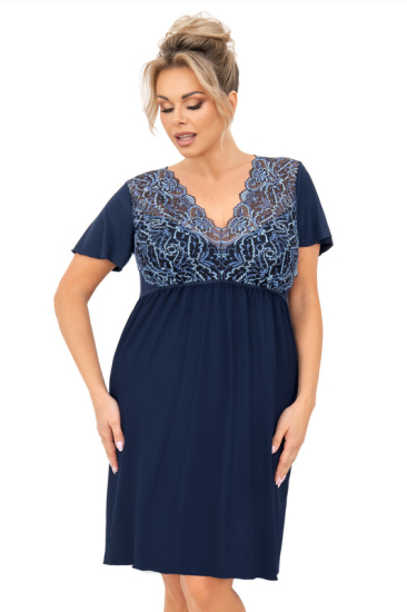 donna Melania nightdress plus Dark blue