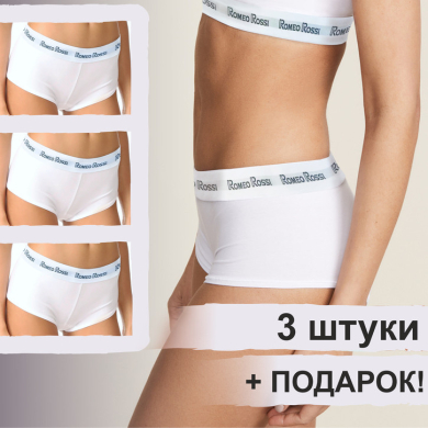 romeo rossi Набор женских трусов-шорт 3в1 + ПОДАРОК ROMEO ROSSI RR5501-013