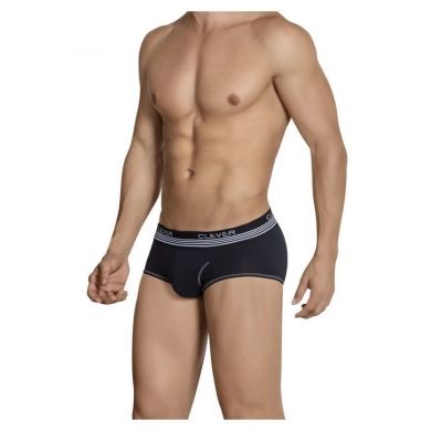 Clever Мужские трусы хипсы черные Julio Piping Brief 541011