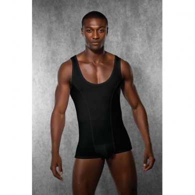 Doreanse Мужское боди черное Man Bodysuit 3010