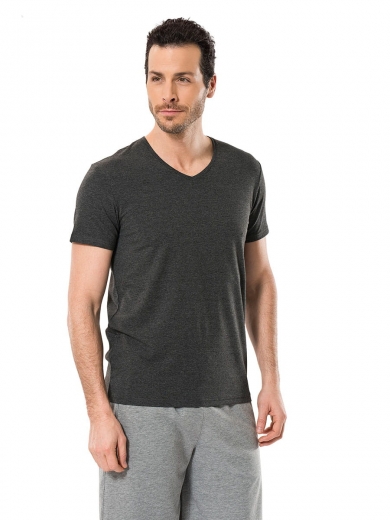 Cacharel Футболка мужская с V-образным вырезом 1332 