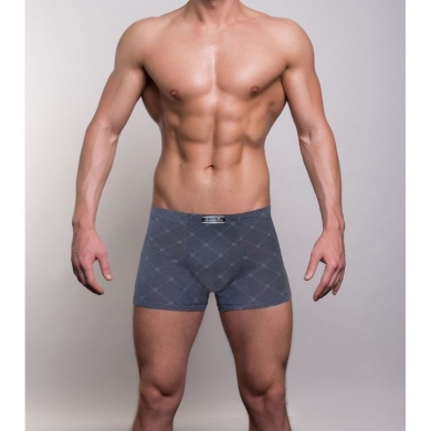 salvador dali Мужские трусы боксеры серые с узкой резинкой SD1104-2