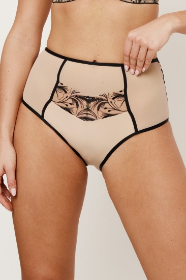 subtille REBECCA BEIGE/BLACK Трусы высокие