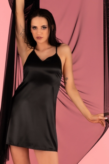 livco corsetti fashion LC 90519 Mirdama koszula Black сорочка + трусики